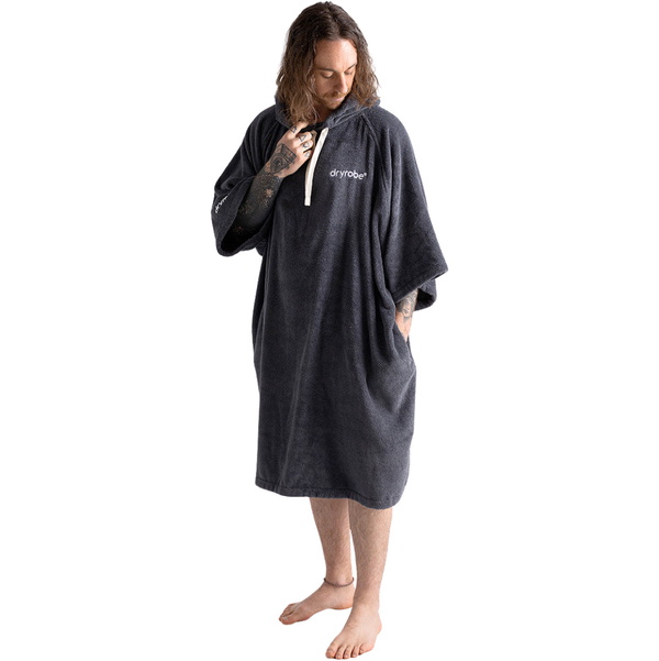 2026 Dryrobe Albornoz De Cambio De Toalla Orgánico ORGANICTCRDS - Dark Slate